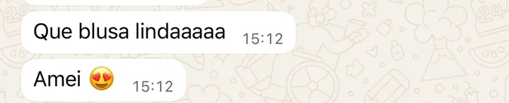 Depoimento de cliente da Realce no WhatsApp